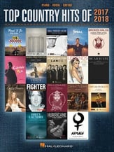 Top Country Hits of 2017-2018 piano sheet music cover